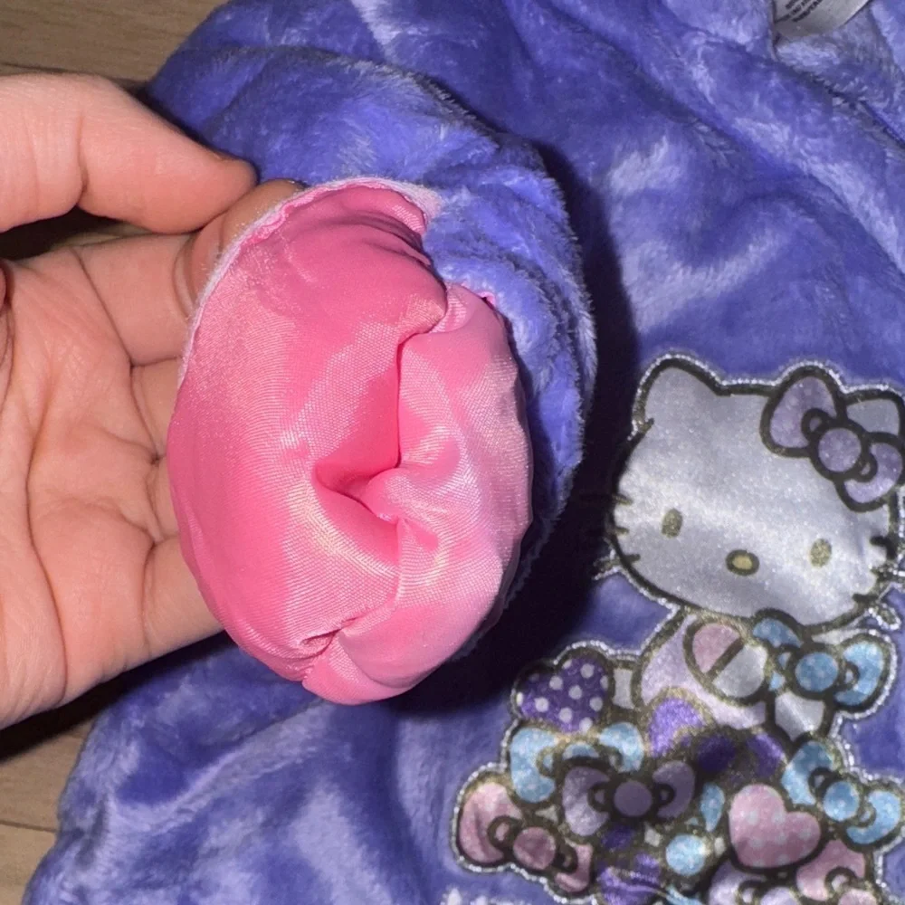 Hello Kitty Plush Purple Footie